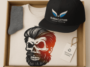 Caja ecológica con ropa sostenible Caja Premium BubbaClothes