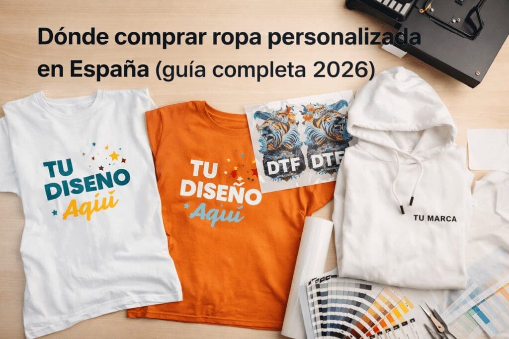 Dónde comprar ropa personalizada en España (guía completa 2026)
