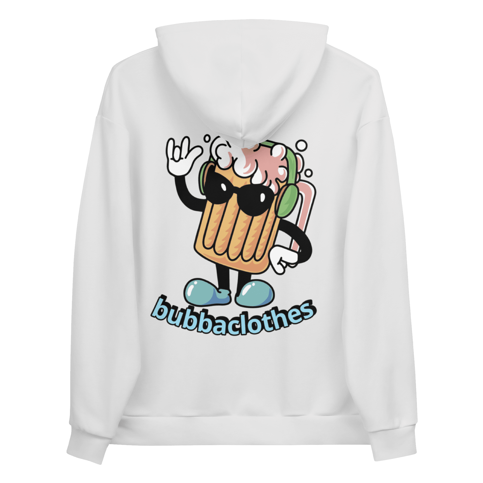 all-over-print-recycled-unisex-hoodie-white-back-671cc8040937c Sudadera con capucha Jarra de Cerveza Molona – BubbaClothes