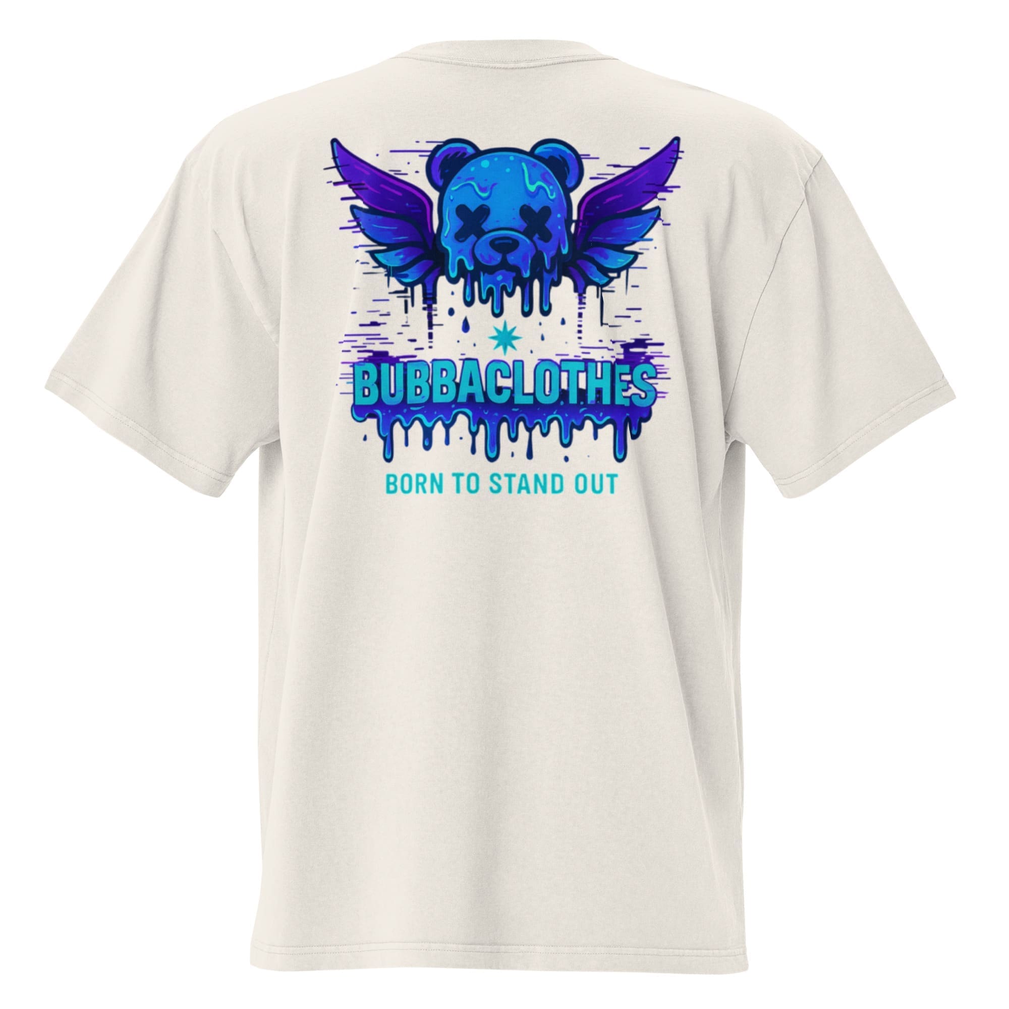 Camiseta Oversize Streetwear “Born to Stand Out”- BUBBACLOTHES