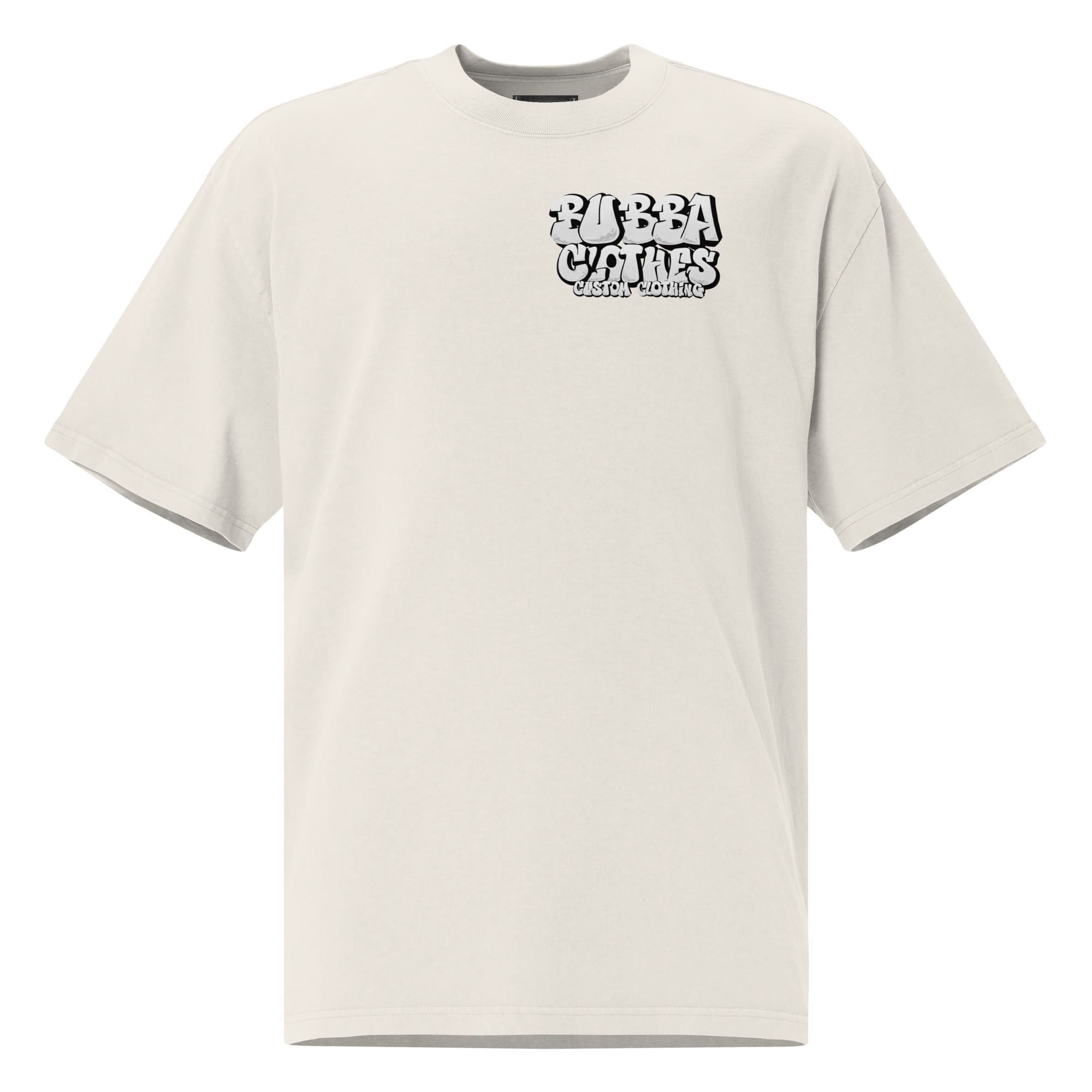 oversized-faded-t-shirt-faded-bone-front-694fb50f7a5e6 Camiseta Oversize Streetwear “Born to Stand Out”- BUBBACLOTHES
