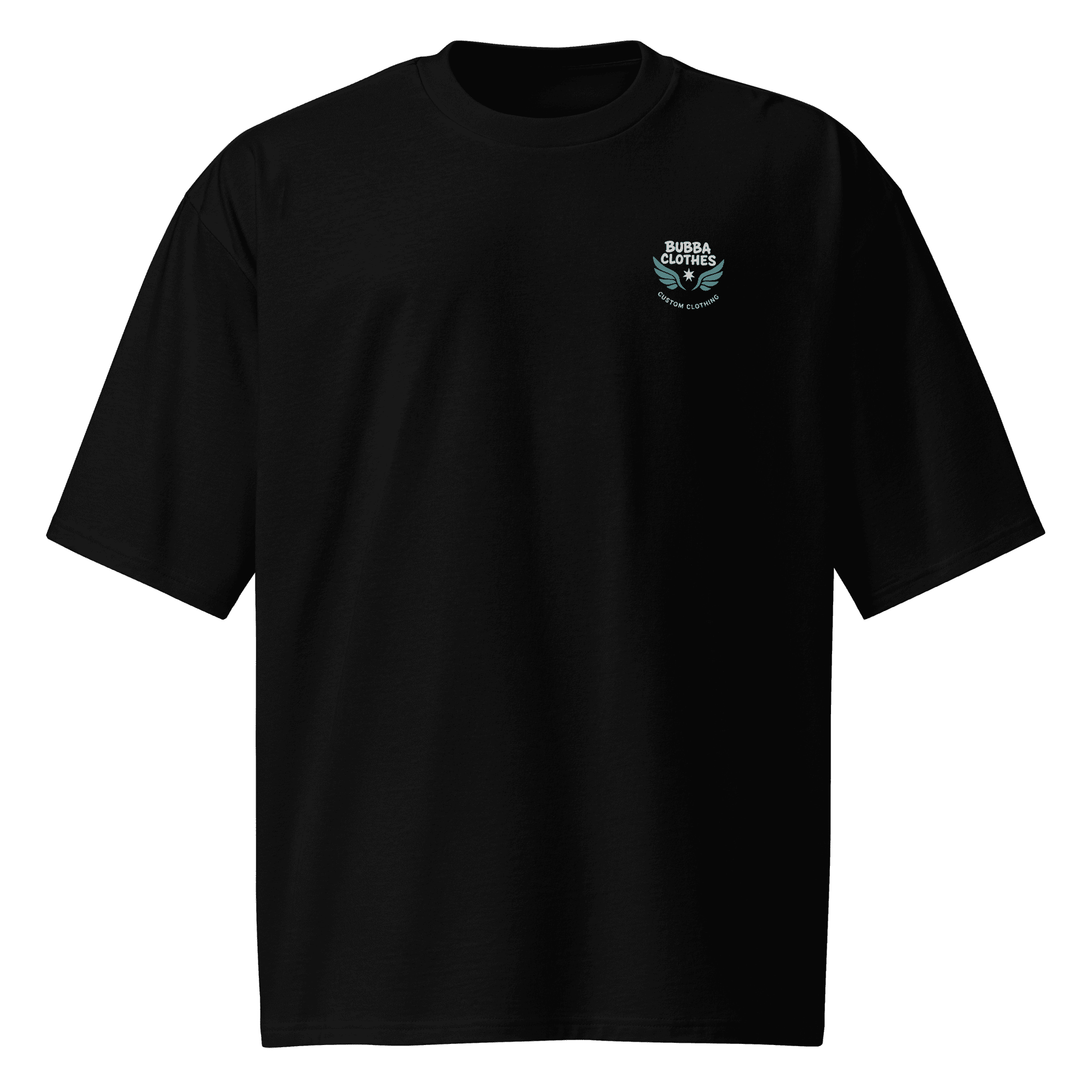 oversized-heavyweight-t-shirt-black-front-6888cbfd104ea Camiseta oversize THE ORIGINAL BUBBACLOTHES