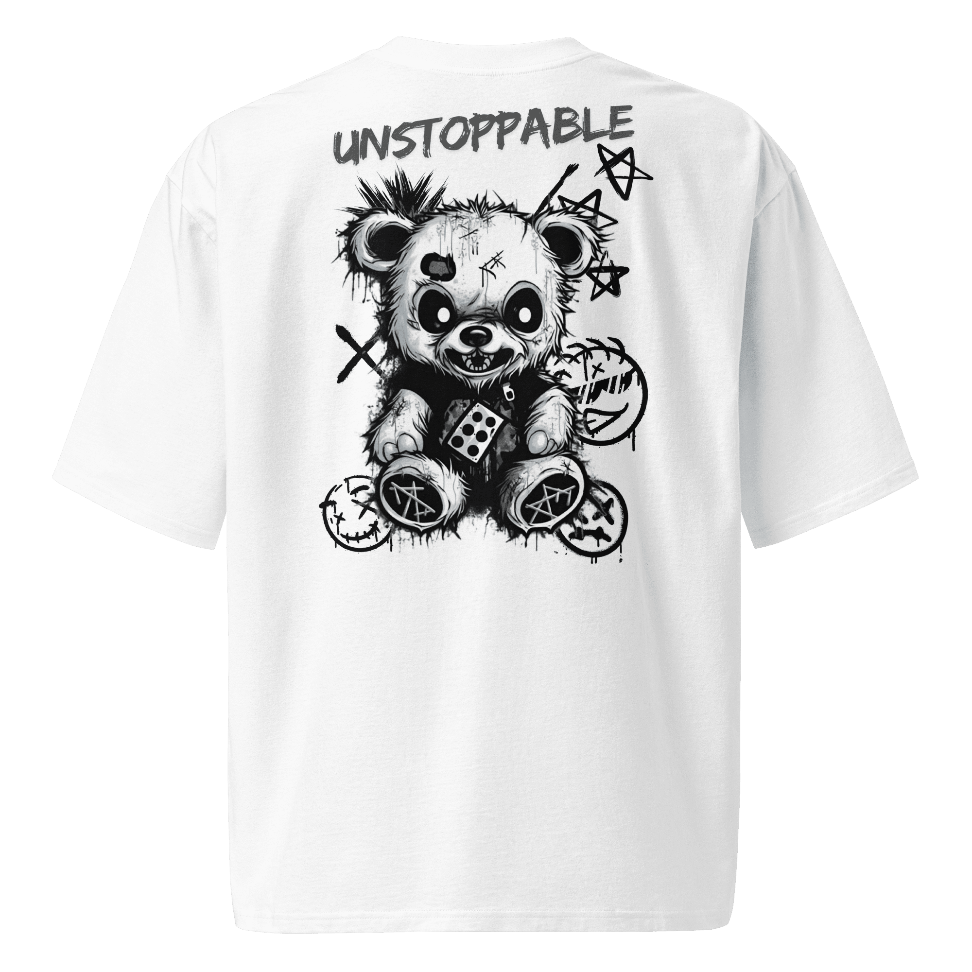 oversized-heavyweight-t-shirt-white-back-68945d941675b Camiseta oversize UNSTOPPABLE