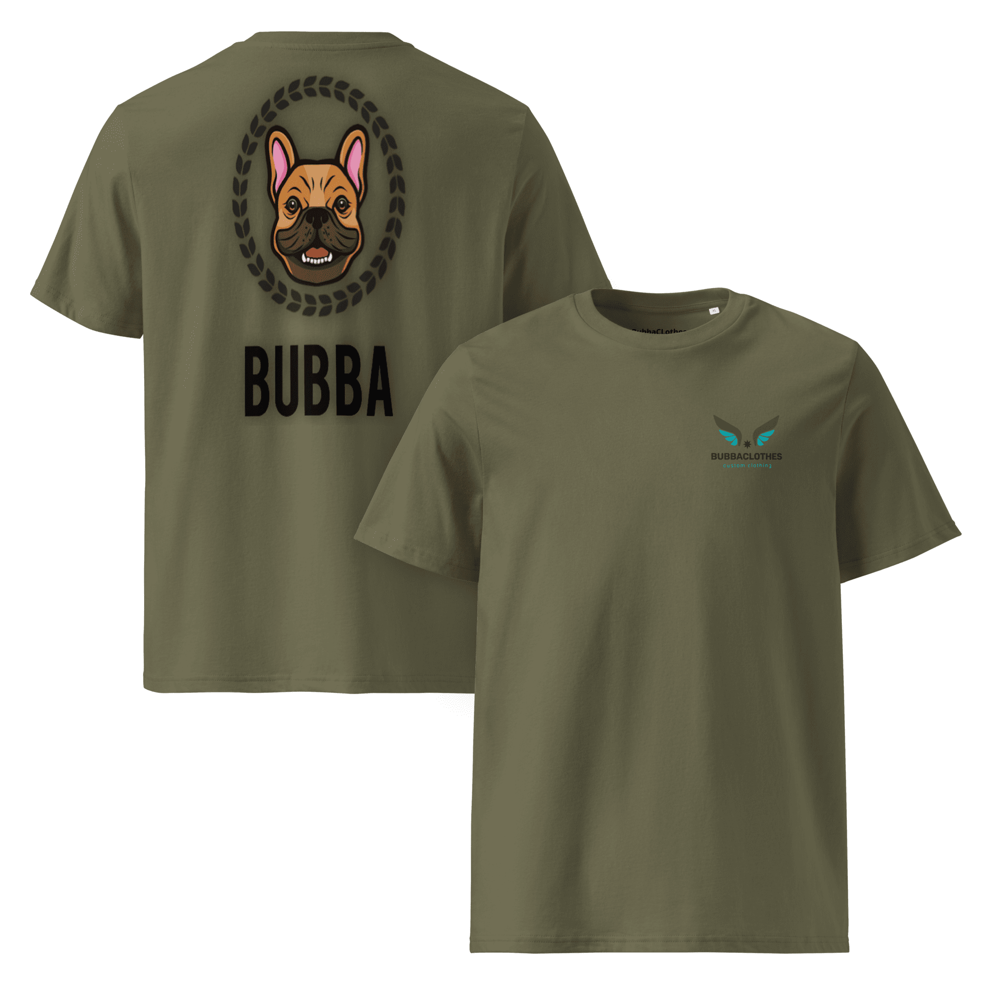 unisex-organic-cotton-t-shirt-khaki-front-and-back-695f678224bb7 Camiseta Legendaria BubbaClothes