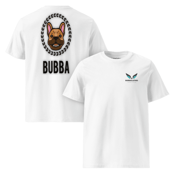 unisex-organic-cotton-t-shirt-white-front-and-back-695f6782894dc Camiseta Legendaria BubbaClothes