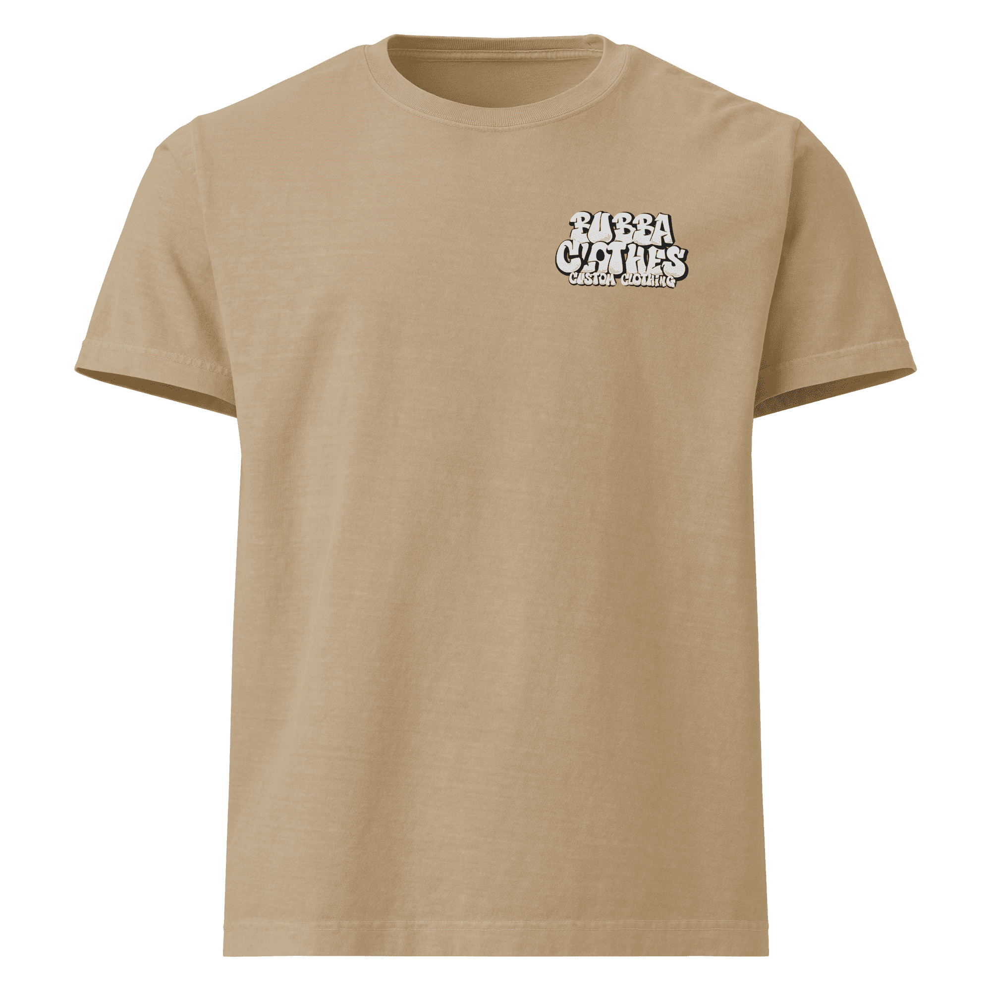 unisex-oversized-garment-dyed-t-shirt-khaki-front-6960b51096142 Camiseta Oversize Streetwear “Born to Stand Out”- BUBBACLOTHES