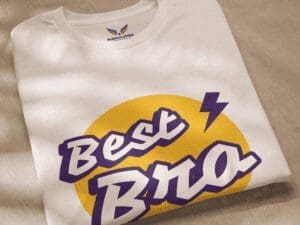 unisex-staple-eco-t-shirt-white-front-66d0dbdf27f84 Camiseta oversize ESSENTIAL BEST BRO de BubbaClothes