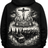 ChatGPT Image 18 feb 2026, 08_51_27 Sudadera Cofrade Cristo y Banda Negra – Edición Devoción