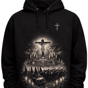 ChatGPT Image 18 feb 2026, 08_57_28 Sudadera Cofrade Cristo y Banda – Edición Especial Bubbaclothes