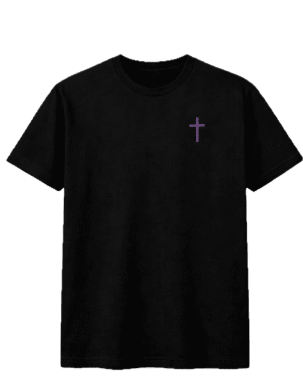 ChatGPT Image 18 feb 2026, 09_23_31 Camiseta Cofrade Cristo Crucificado Negra – BubbaClothes
