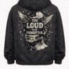 sudadera oversize BubbaClothes Too Loud Premium Edition parte delantera since 2024 streetwear