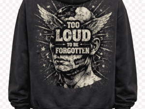 Sudadera Too Loud – Premium Edition sudadera oversize BubbaClothes Too Loud Premium Edition parte delantera since 2024 streetwear