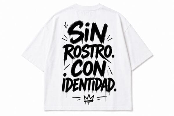 Camiseta Oversize “Sin Rostro” BubbaClothes