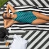 Blue Static – Bañador Mujer All Over
