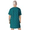Blue Static – Vestido Camiseta