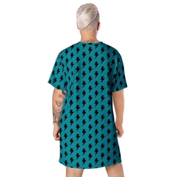 Blue Static – Vestido Camiseta